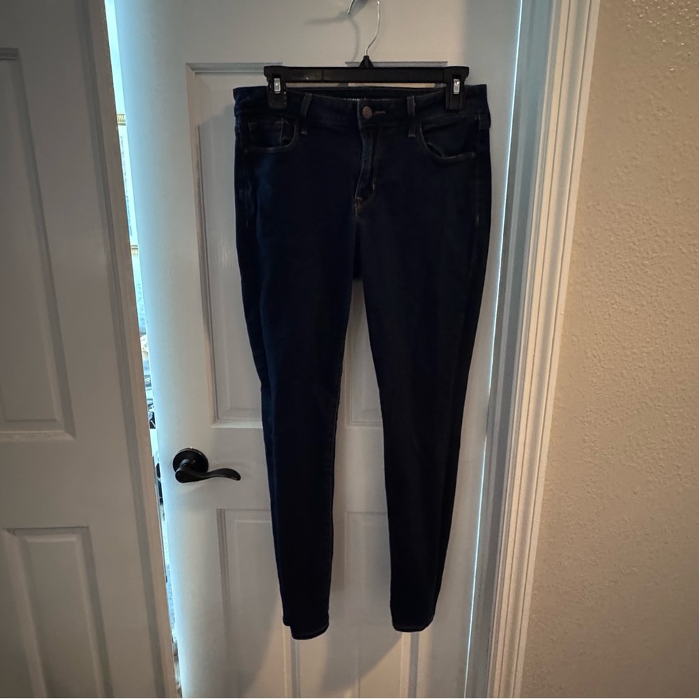 Old‎ Navy Rockstar Mid-Rise Skinny Jeans Dark Wash Size 8